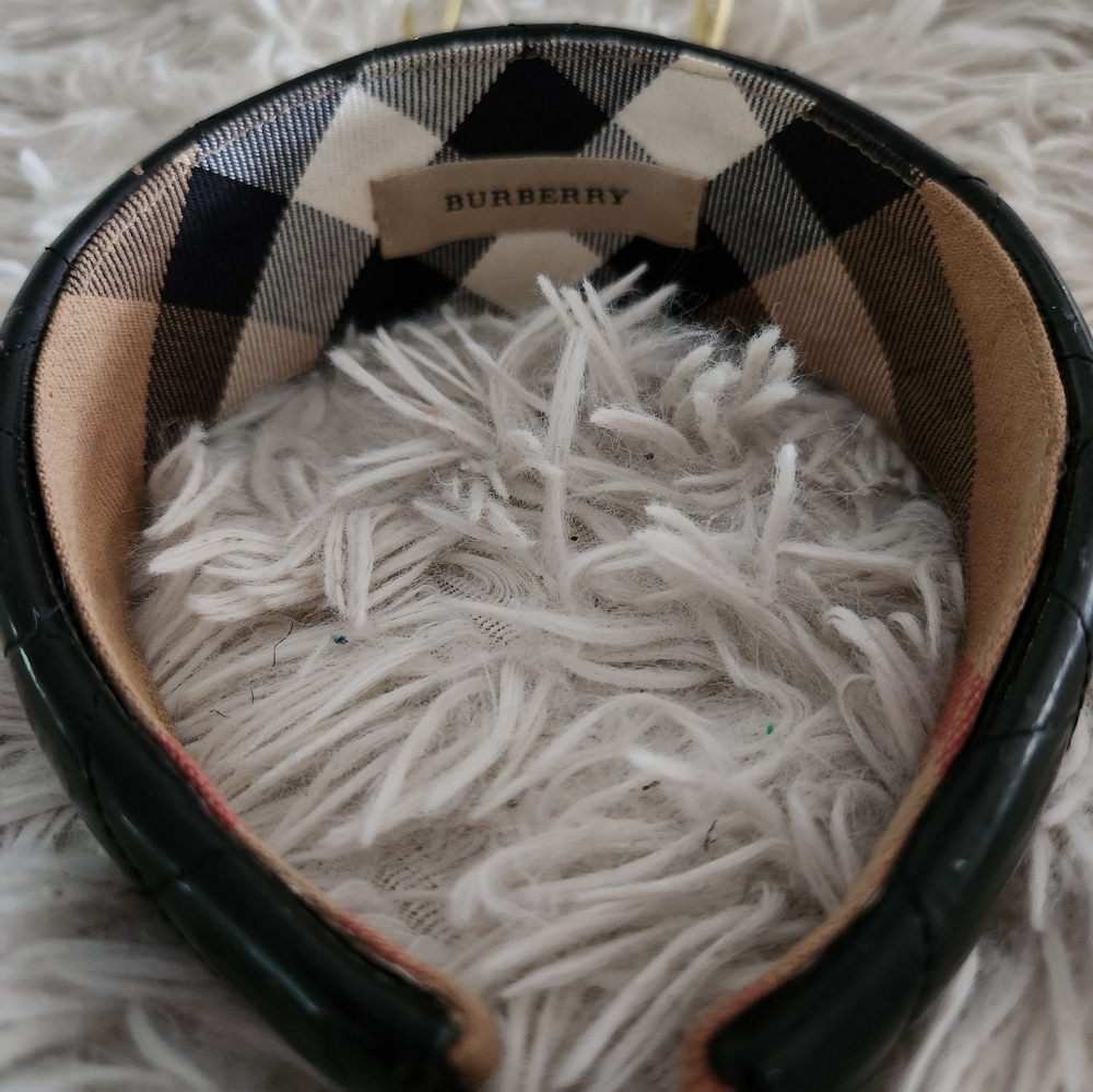 Burberry Green and Beige Headband